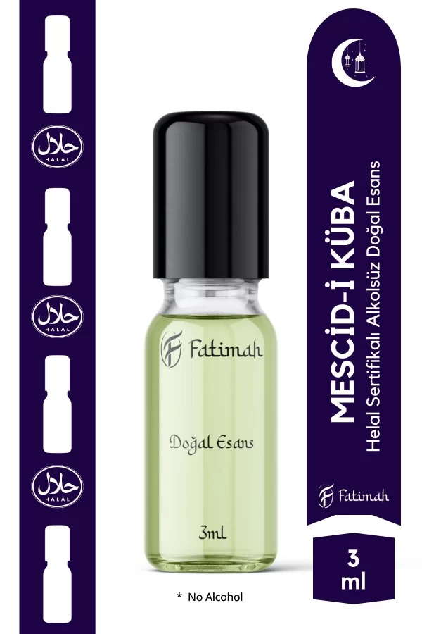 Toptan Mescid-i Küba Doğal Esans Alkolsüz Esans Esansiyel yağ Roll On Esans Natural Essence 3ml