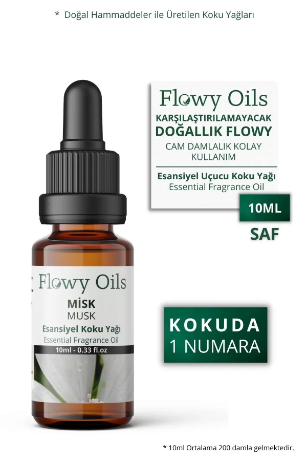 Toptan Misk Saf Esansiyel Uçucu Koku Yağı Esans Buhurdanlık Yağı Difüzör Esansı Fragrance Oil 10ml