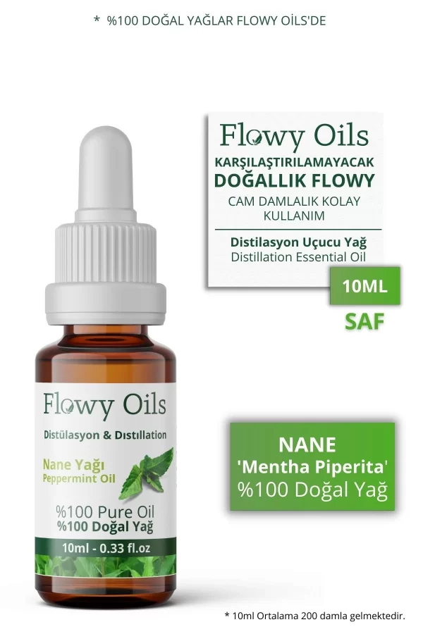 Toptan Nane Yağı %100 Doğal Bitkisel Uçucu Yağ Peppermint Oil 10ml