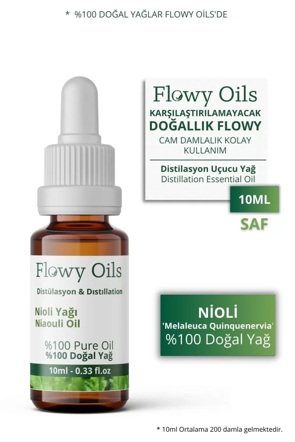 Toptan Nioli Yağı Saf Sertifikalı %100 Doğal Bitkisel Uçucu Yağ Niaouli Essential Oil 10ml