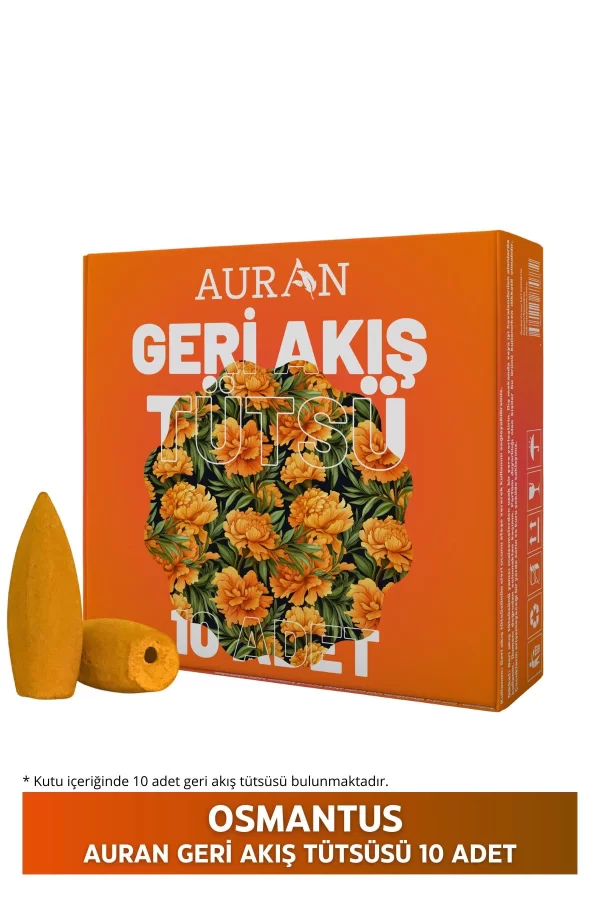 Toptan Osmantus Kokulu Geri Akış Tütsüsü konik Tütsü Osmanthus Backflow Incense Cones 10 Adet