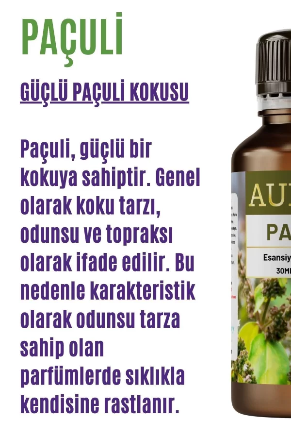 Toptan Paçuli Saf Esansiyel Uçucu Koku Yağı