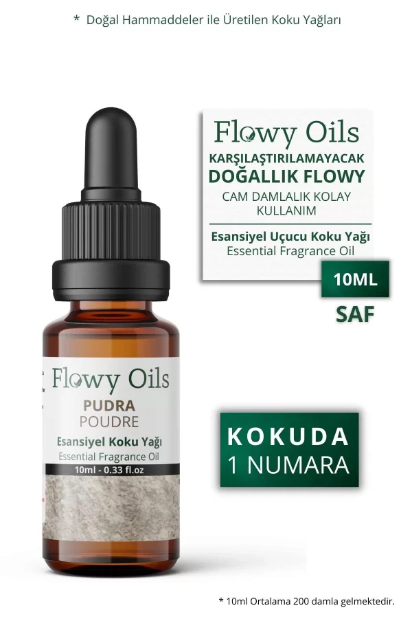 Toptan Pudra Saf Esansiyel Uçucu Koku Yağı Esans Buhurdanlık Yağı Difüzör Esansı Fragrance Oil 10ml