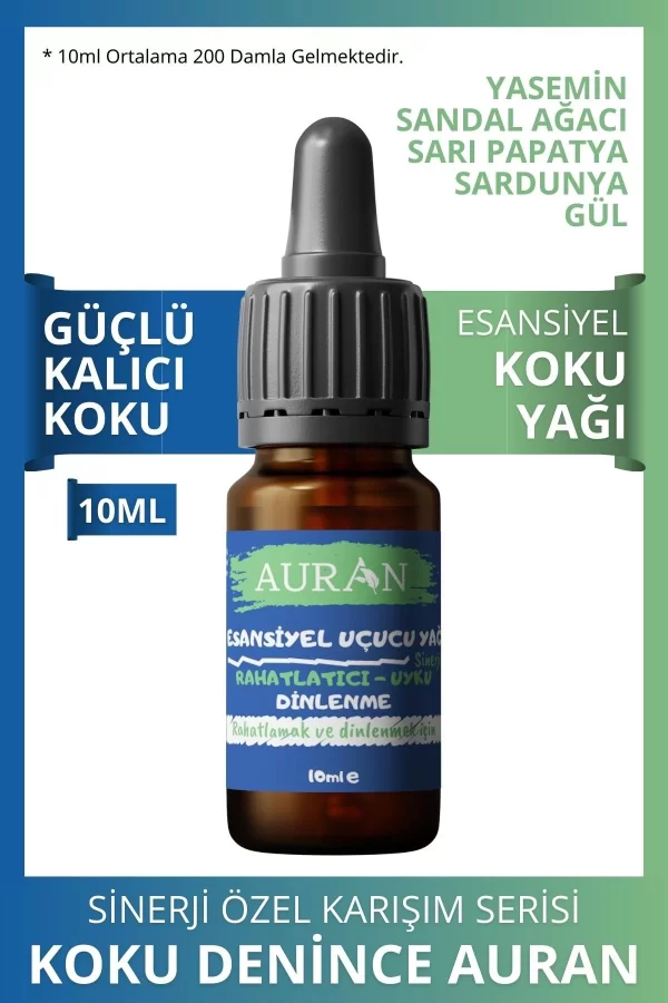 Toptan Rahatlatıcı Uyku-Dinlenme Sinerji Karışım Esansiyel Uçucu Koku Yağı 10ml