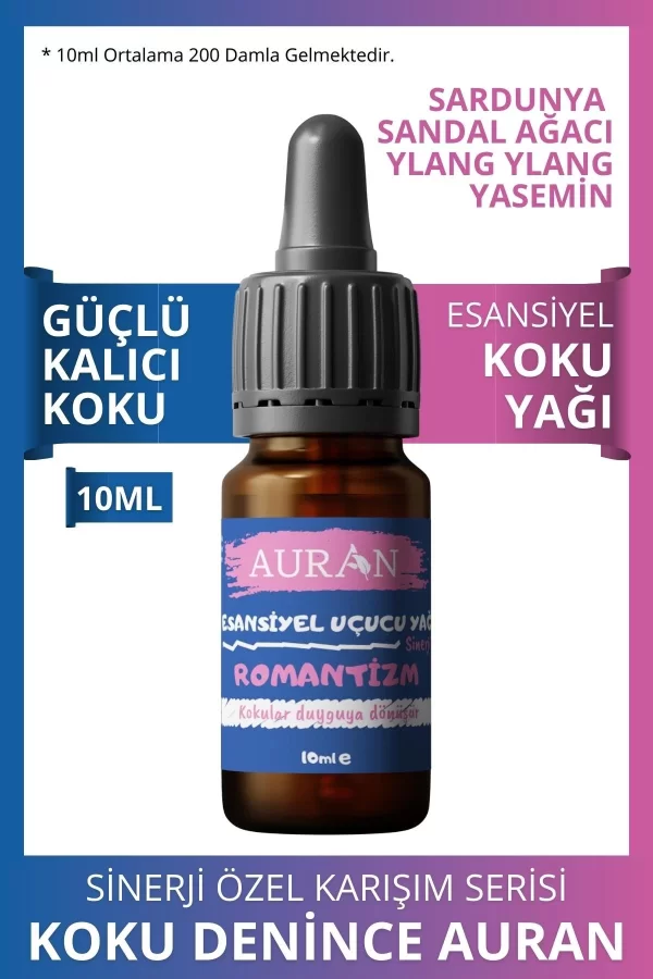 Toptan Romantisizm-Afrodizyak Sinerji Karışım Esansiyel Uçucu Koku Yağı 10ml