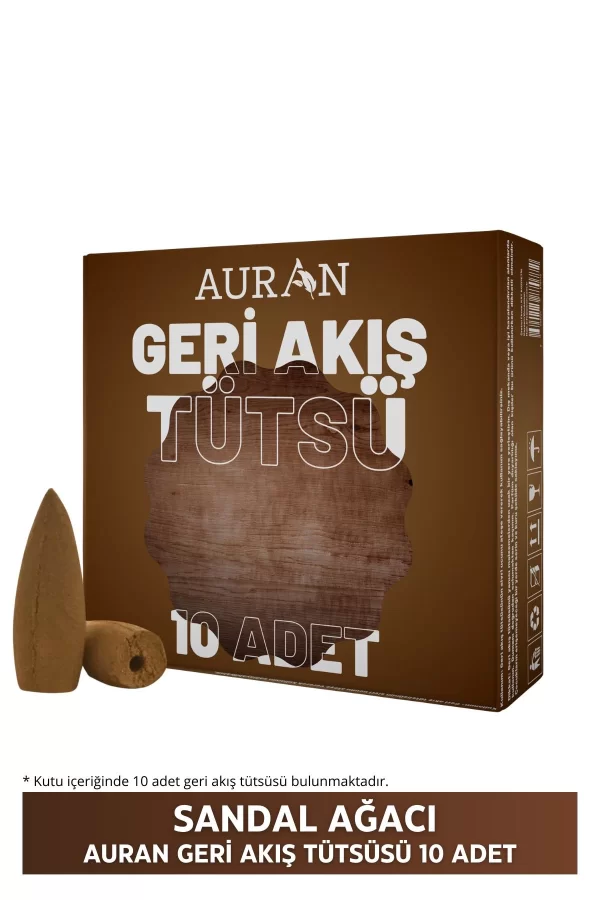 Toptan Sandal Ağacı Kokulu Geri Akış Tütsüsü konik Tütsü Sandal Wood Backflow Incense Cones 10 Adet