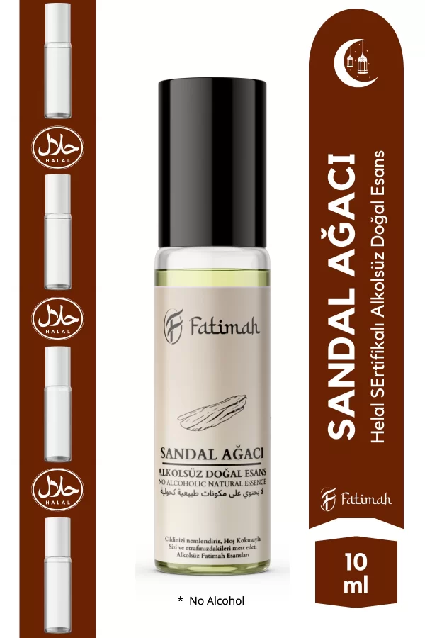 Toptan Sandal Ağacı Kokusu Doğal Esans Alkolsüz Esans Esansiyel Yağ Roll On Esans Natural Essence 10ml