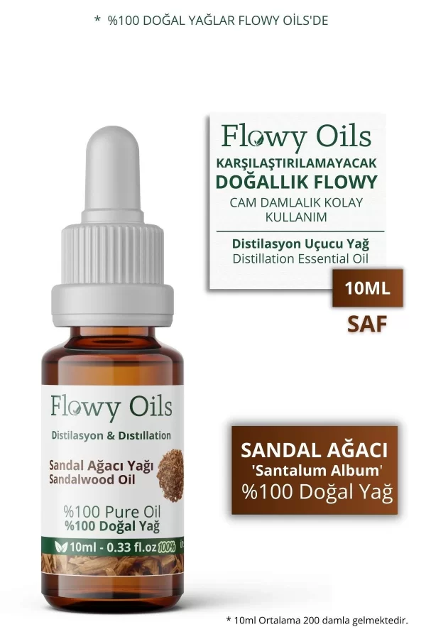 Toptan Sandal Ağacı Yağı %100 Doğal Bitkisel Uçucu Yağ Sandalwood Oil 10ml