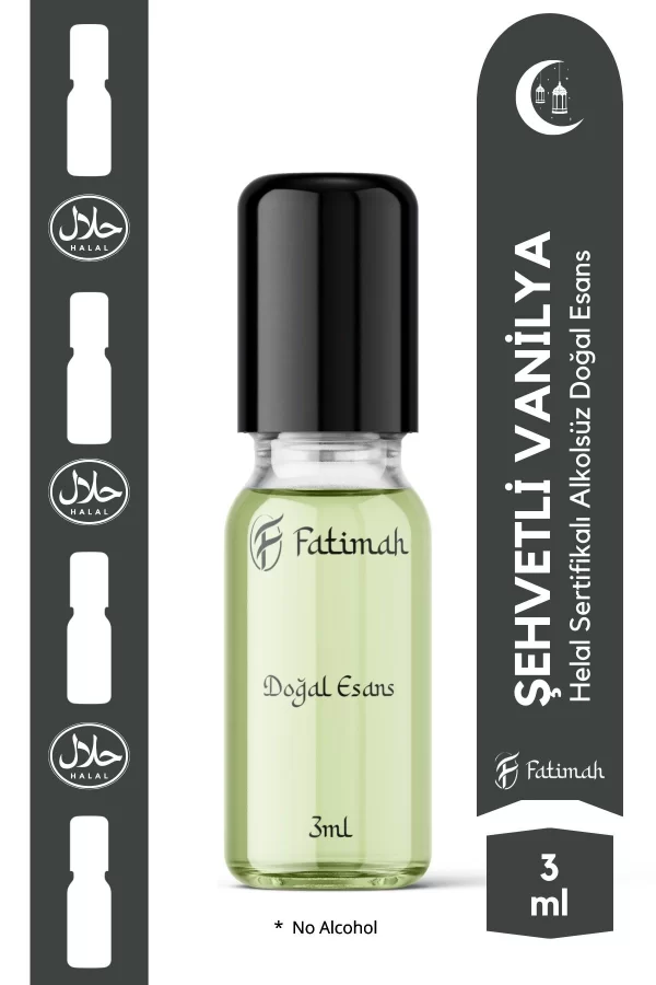 Toptan Şehvetli Vanilya Doğal Esans Alkolsüz Esans Esansiyel yağ Roll On Esans Natural Essence 3ml