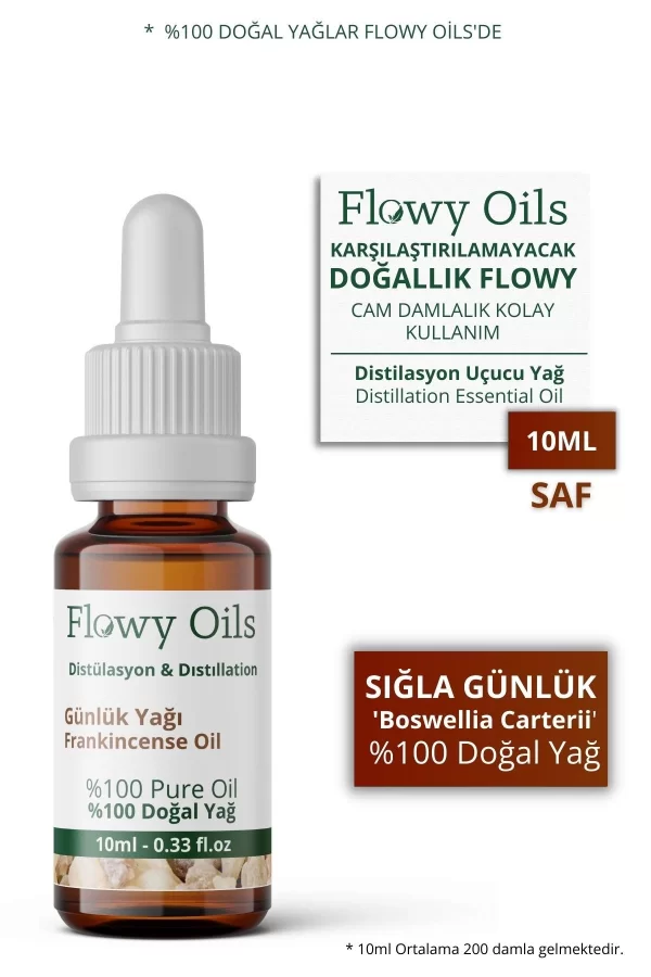 Toptan Sığla Günlük Yağı %100 Doğal Bitkisel Uçucu Yağ Akgünlük Yağı Frankincense Oil 10ML