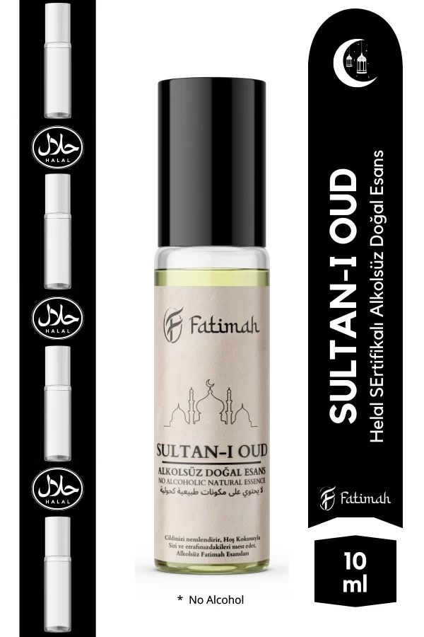 Toptan Sultan-ı Oud Kokusu Doğal Esans Alkolsüz Esans Esansiyel yağ Roll On Esans Natural Essence 10ml