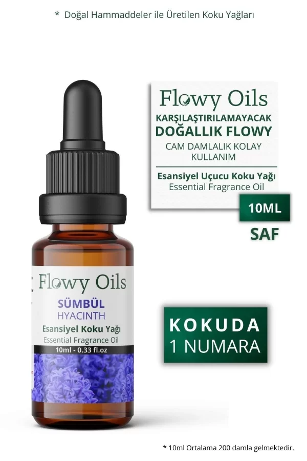 Toptan Sümbül Saf Esansiyel Uçucu Koku Yağı Esans Buhurdanlık Yağı Difüzör Esansı Fragrance Oil 10ml