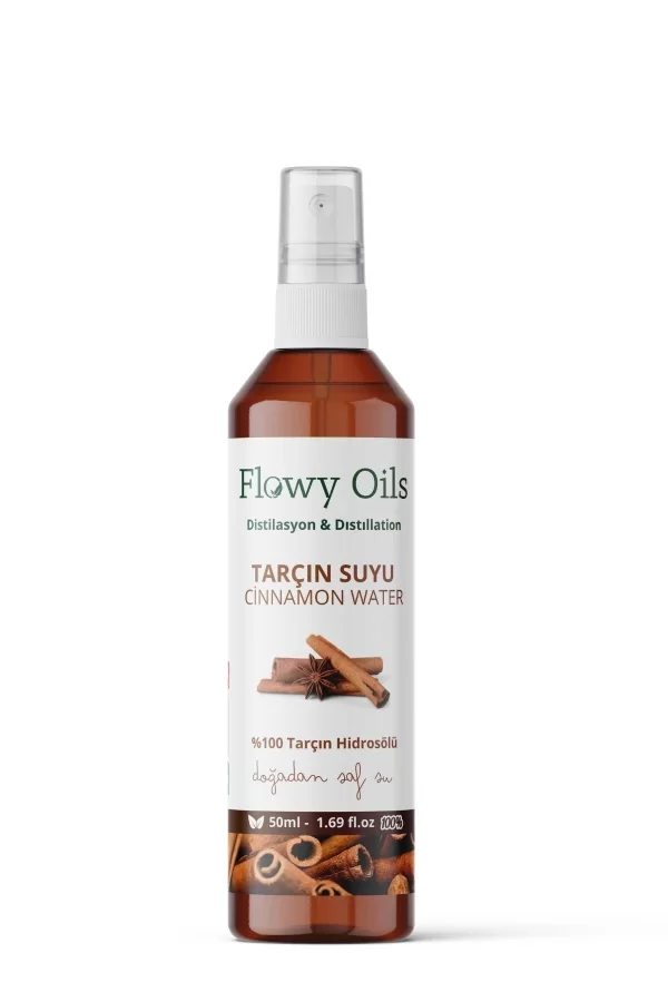 Toptan Tarçın Suyu Cilt Temizleyici Tonik %100 Tam Saf Doğal Yağlı Distilasyon Hidrosöl Suyu Cinnamon 50ml