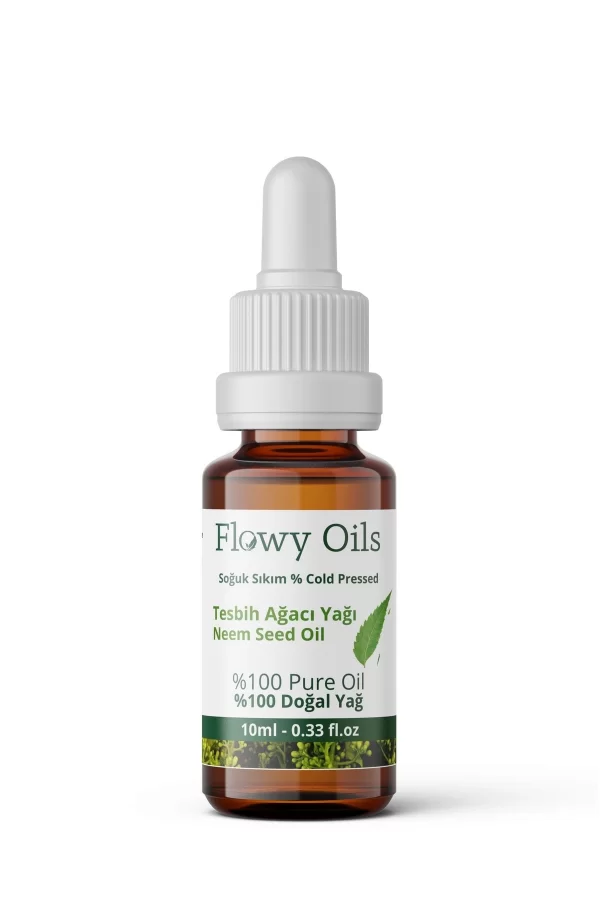 Toptan Tesbih Ağacı Yağı Neem Yağı %100 Doğal Bitkisel Sabit Yağ Neem Seed Oil 10ml