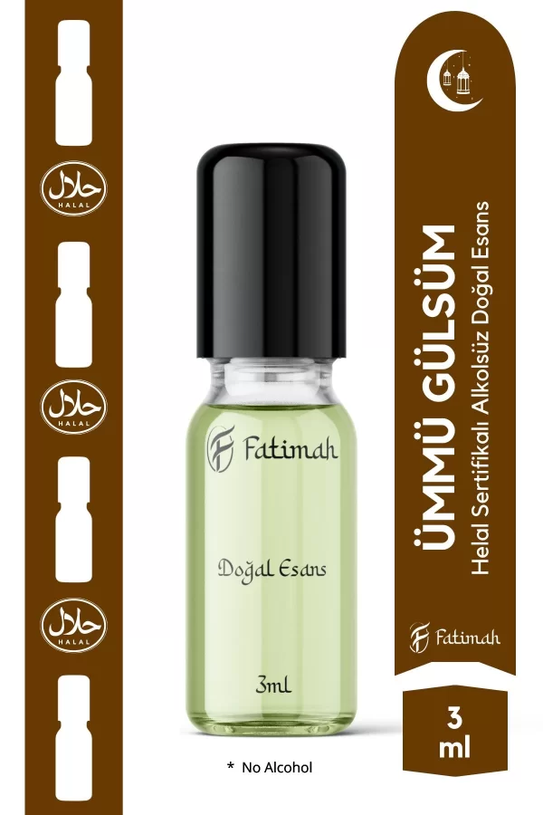 Toptan Ümmü Gülsüm Doğal Esans Alkolsüz Esans Esansiyel yağ Roll On Esans Natural Essence 3ml