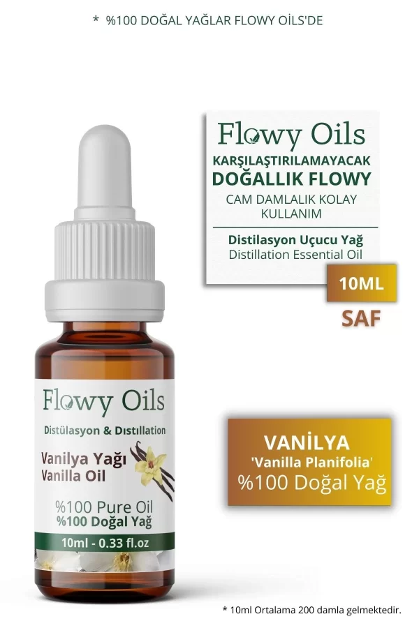 Toptan Vanilya Yağı %100 Doğal Bitkisel Uçucu Yağ Vanilla Oil 10ml