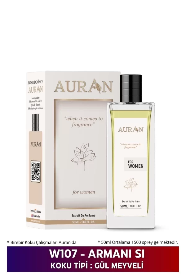 Toptan W107 - Armani Si Kadın Parfüm GÜL MEYVELİ 50ml