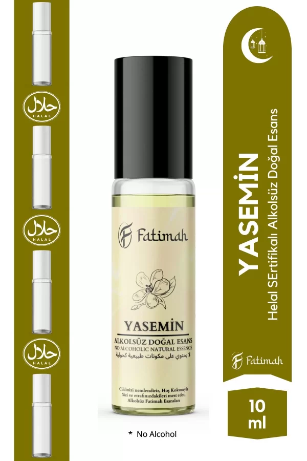 Toptan Yasemin Kokusu Doğal Esans Alkolsüz Esans Esansiyel Yağ Roll On Esans Natural Essence 10 ml