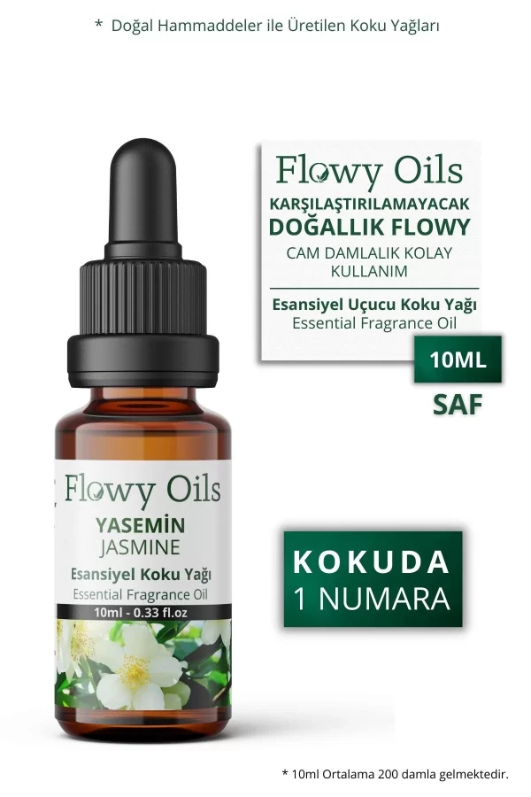 Toptan Yasemin Saf Esansiyel Uçucu Koku Yağı Esans Buhurdanlık Yağı Difüzör Esansı Fragrance Oil 10ml