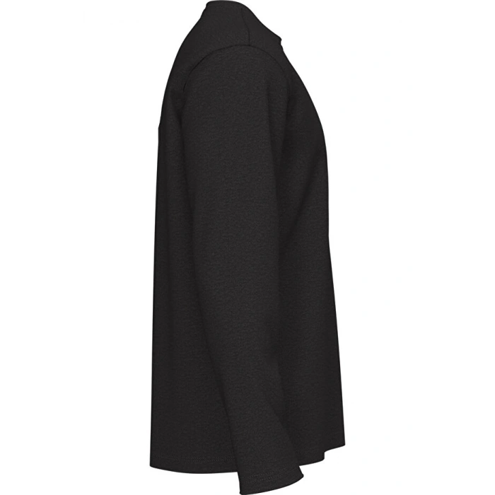 Calvin Klein Erkek Regular Fit Pamuklu Bisiklet Yaka Uzun Kollu Siyah T-Shirt