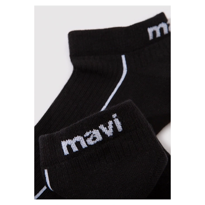 Mavi Siyah Patik Çorap