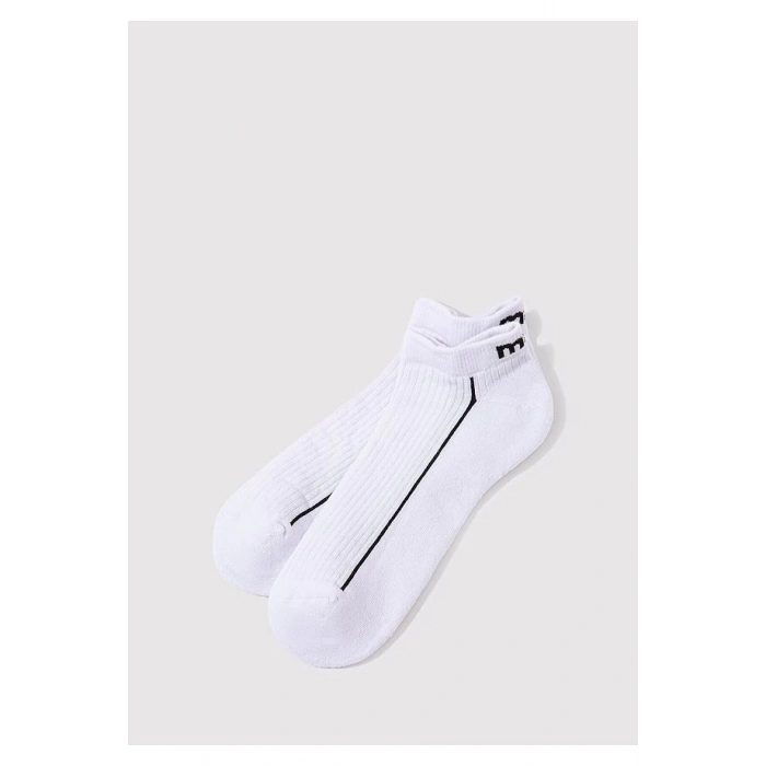 Mavi Beyaz Patik Çorap