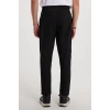 Tudors Erkek Beli Lastikli Bağcıklı Jogger Siyah Pantolon Rahat Kesim Yan Cepli
