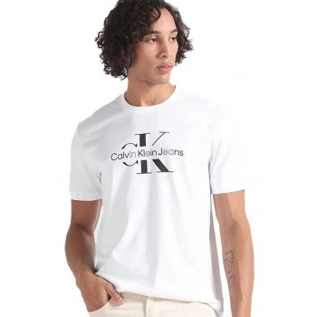 Calvin Klein DISRUPTED OUTLINE MONOLOGO TEE
