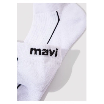 Mavi Beyaz Patik Çorap