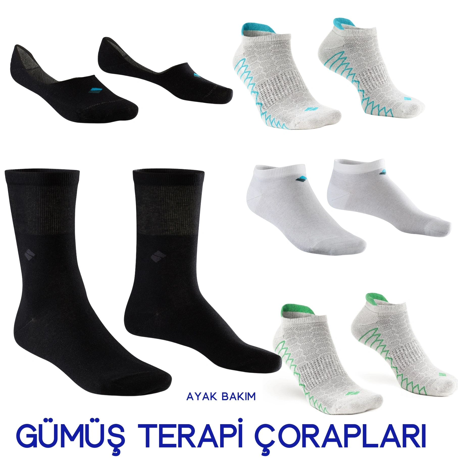 gümüi terapi çorapları