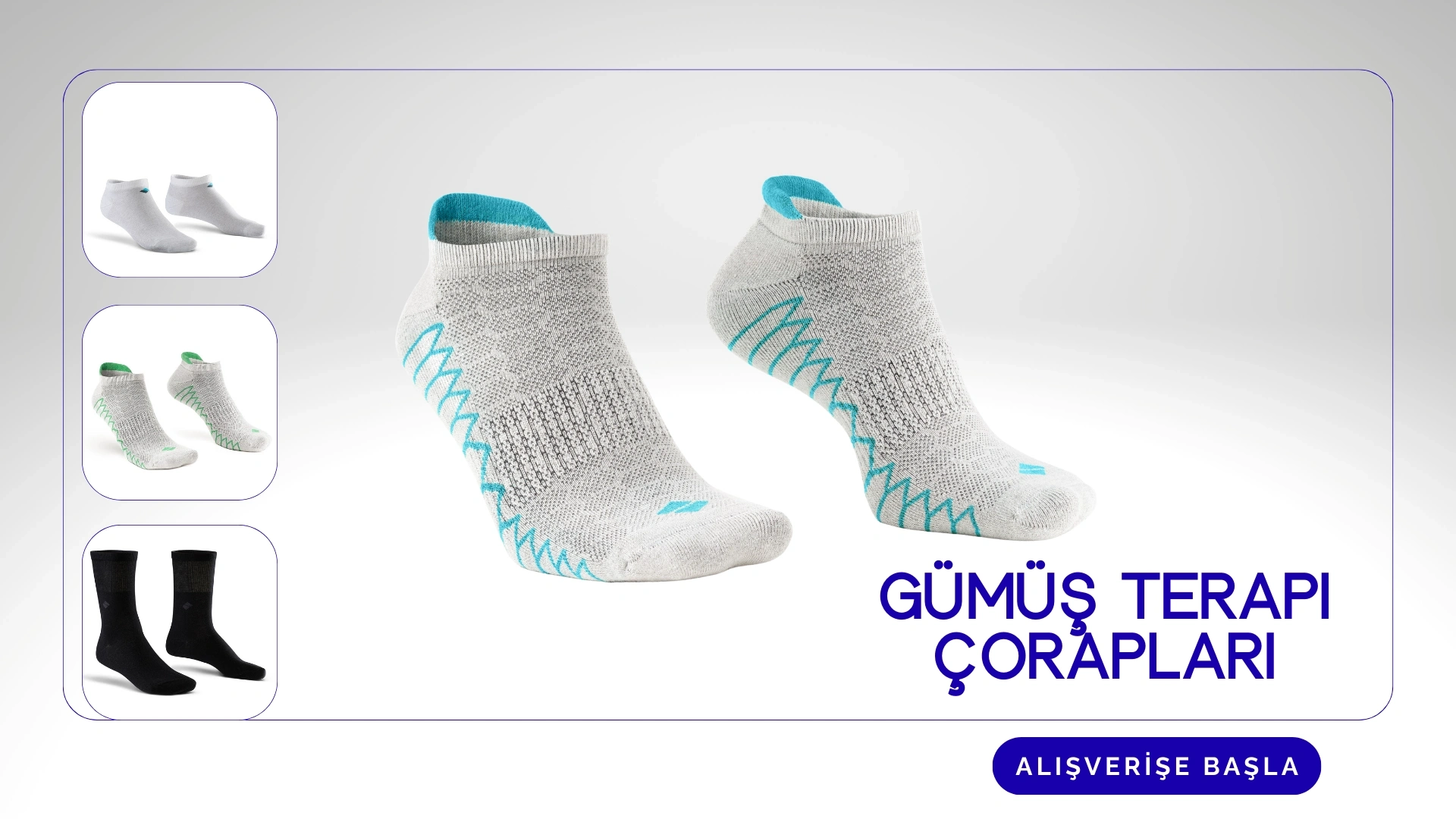 Gümüş Terapi Çorapları