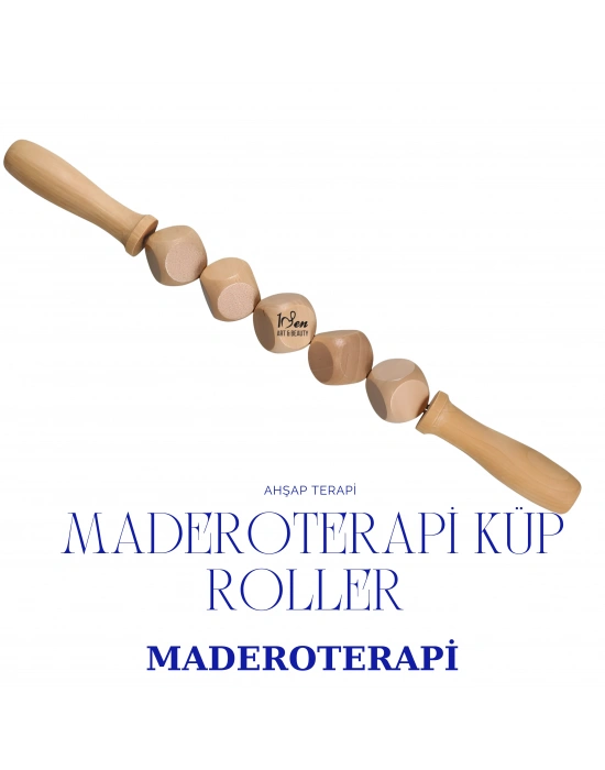 1Sen Art & Beauty Maderoterapi Küp Roller Ahşap Masaj Aleti