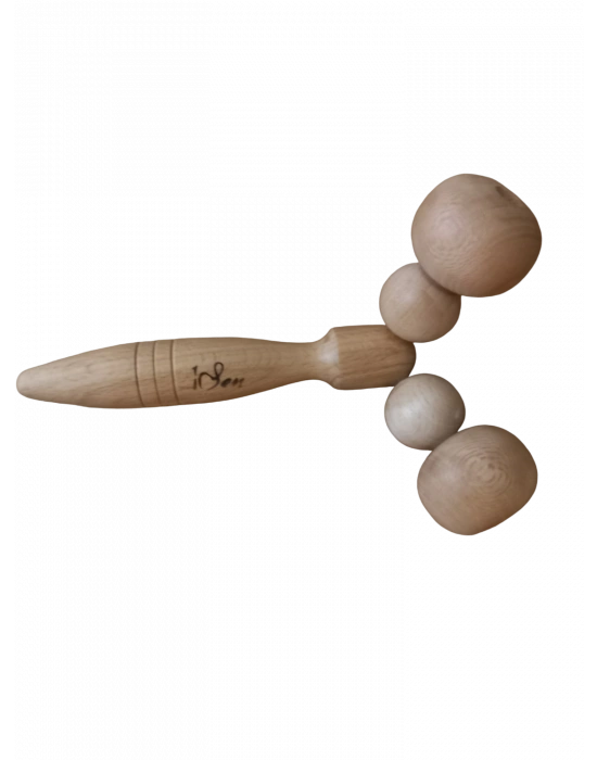 Maderoterapi İç Kol-Baldır- Bacak roller Ahşap Masaj Aleti
