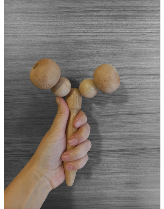 Maderoterapi İç Kol-Baldır- Bacak roller Ahşap Masaj Aleti