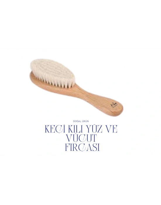 At Kılı Yüz Ve Keçi Kılı Vücut Fırça Seti 2 li set