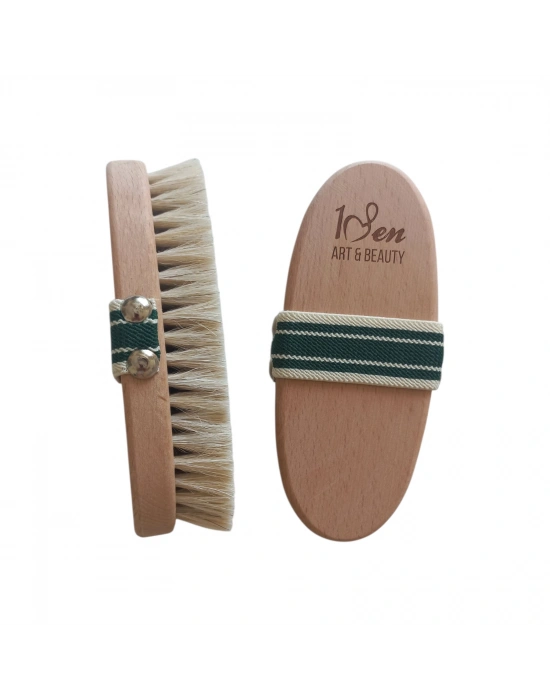 At Kılı Yüz Ve Keçi Kılı Vücut Fırça Seti 2 li set