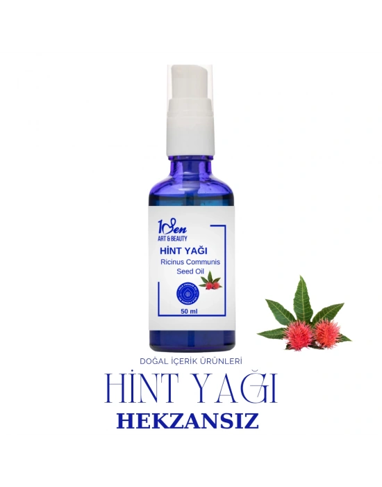 Hint Yağı %100 Hekzansız (Ricinus communis L) – Zihin, Beden ve Cilt İçin Doğal Yenilenme Yağı