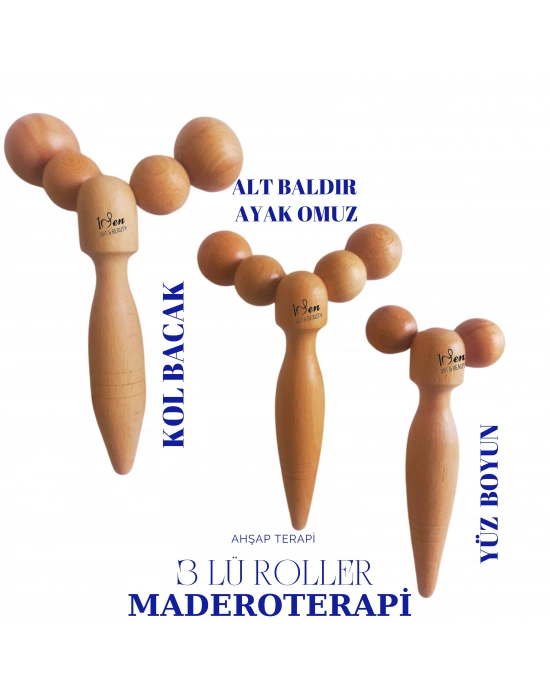 Maderoterapi 3lü Set Yüz ve Vücut Başlangıç Rahatlatıcı Set