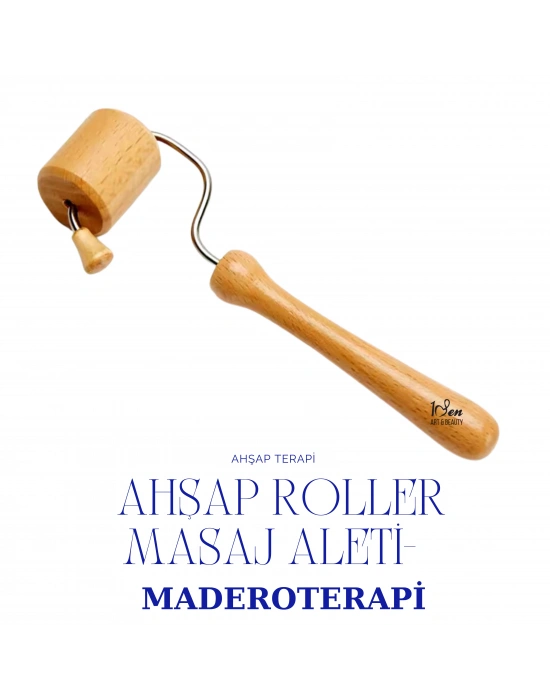 Maderoterapi Ahşap Roller Masaj Aleti- Yüz Ütüleme