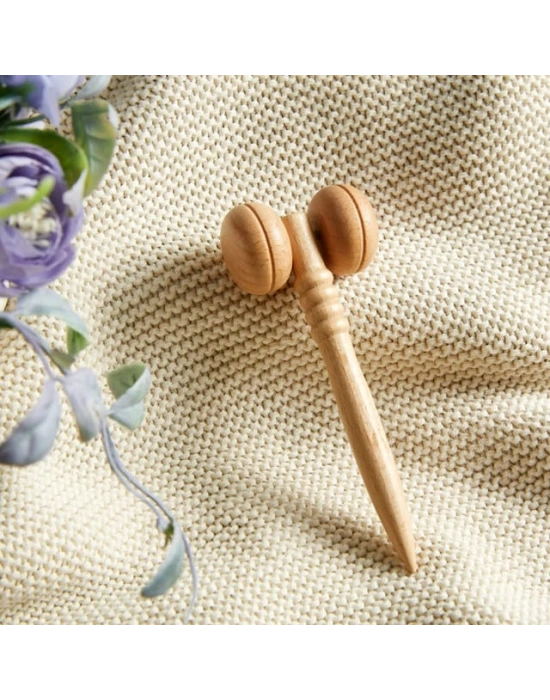 Maderoterapi Ahşap Yüz ve Göz Masaj Aleti – Yüz Masaj Aleti