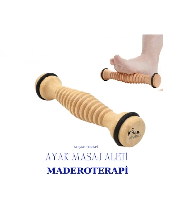 Maderoterapi  Ayak Roller – Ayak Altı, Baldır 2 li set Masaj Aleti