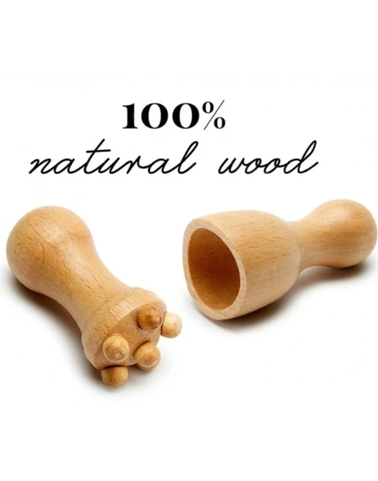 Maderoterapi Face Kit – Ahşap 10’lu Yüz Masaj Aleti Seti