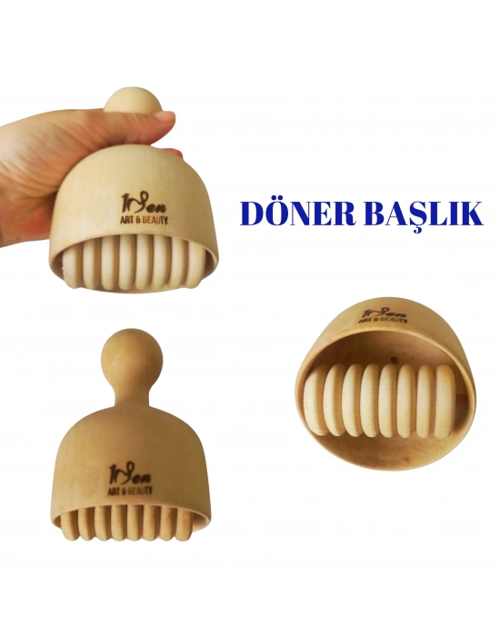 Maderoterapi İsveç Kupası Spiral Rulo Ahşap Masaj Aleti