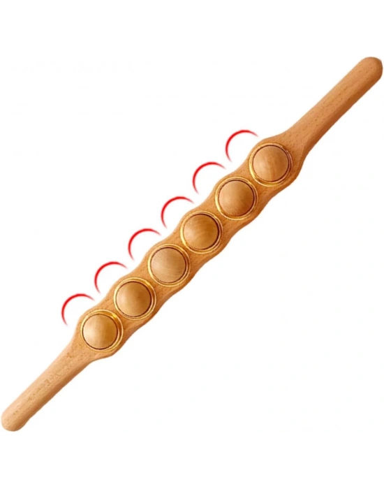 Maderoterapi Derin Doku Masaj Silindiri Döner Başlık