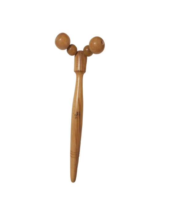 Maderoterapi Uzun İç Kol-Baldır- Bacak roller Ahşap Masaj Aleti