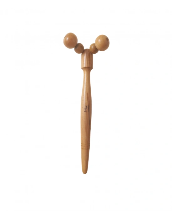 Maderoterapi Uzun İç Kol-Baldır- Bacak roller Ahşap Masaj Aleti