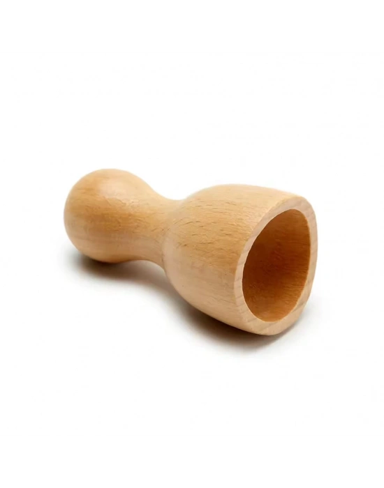 Maderoterapi Ahşap Mini Kupa | Doğal Yüz Masaj Aleti