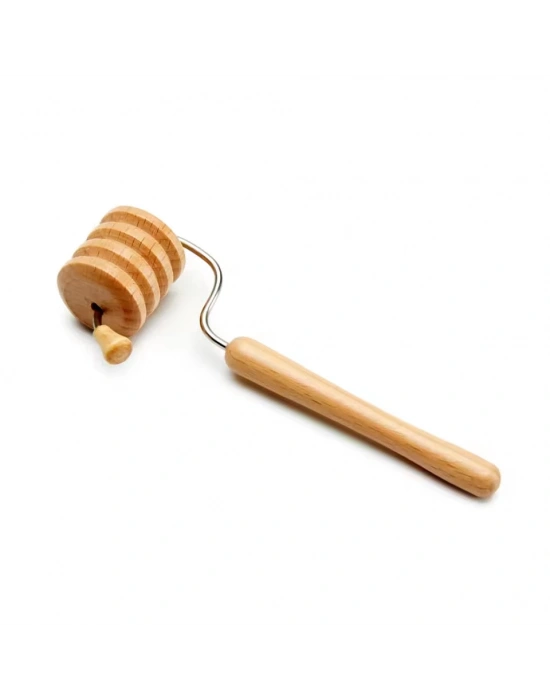 Maderoterapi Spiral Rulo Ahşap Masaj Aleti- Yüz masaj aleti