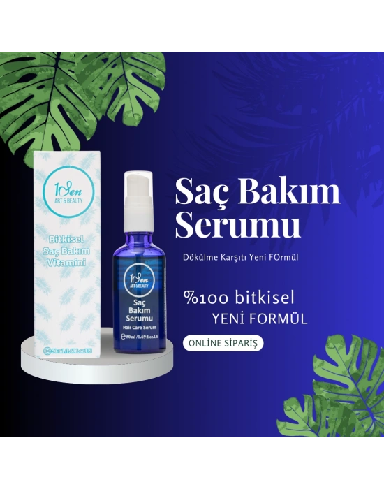 Saç Bakım Serumu – Hint yağı / Isırgan otu  | Doğal Saç Güçlendirici ve Dökülme Karşıtı Formül