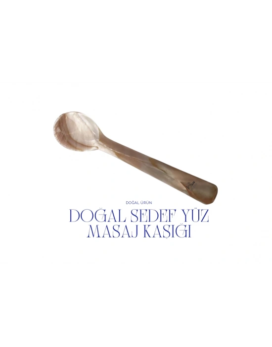 Sedef Kaşık Yüz Masaj Aleti